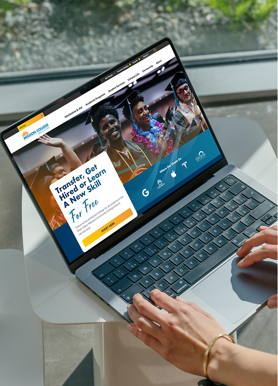 Mission: Free College — desktop view 1