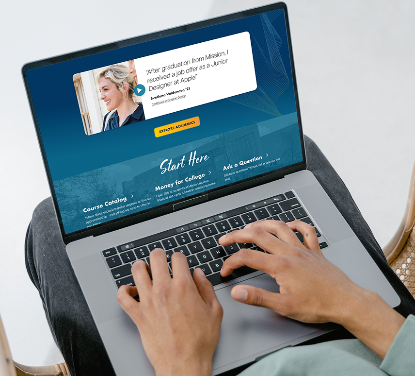 Mission: Free College — desktop view 2