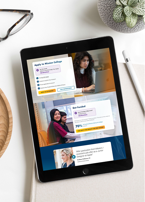 Mission: Free College — mobile tab bar